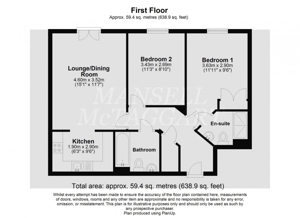 Floorplan for Albion Way, Edenbridge, TN8