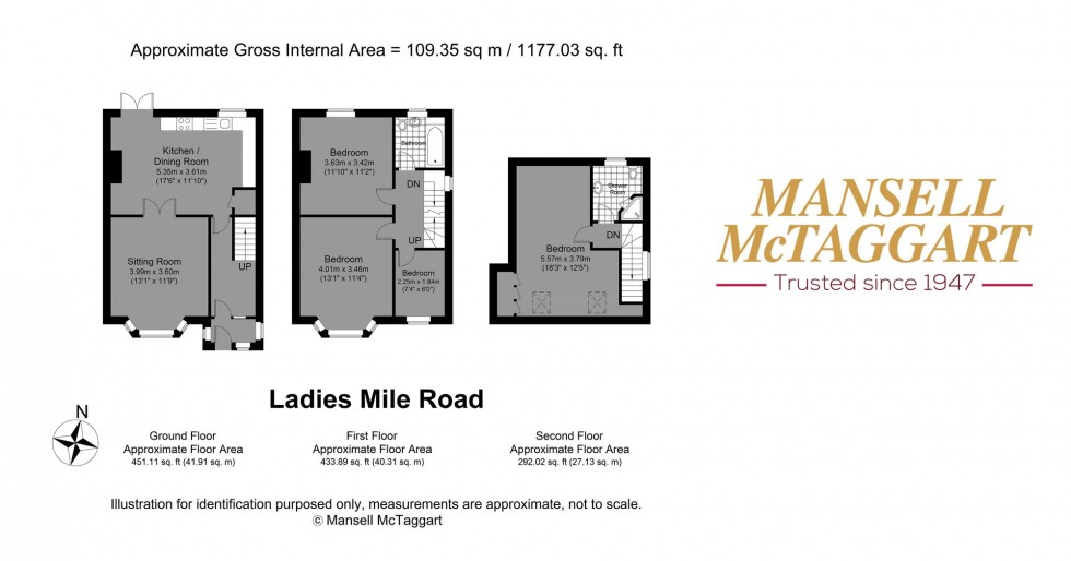 Floorplan for Ladies Mile Road, Brighton, BN1