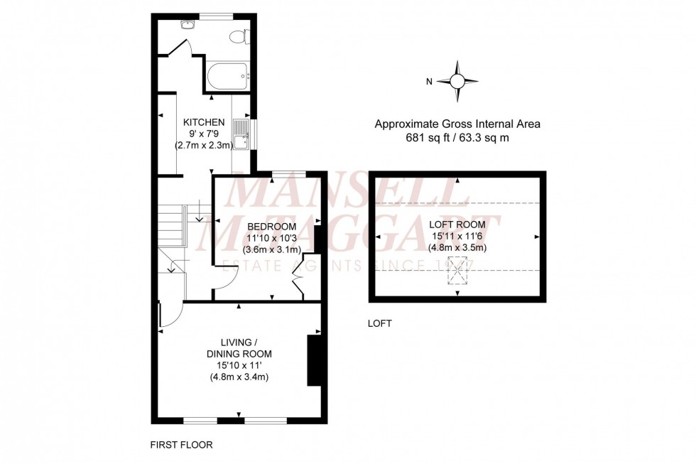 Floorplan for Commercial Road, Burgess Hill, RH15