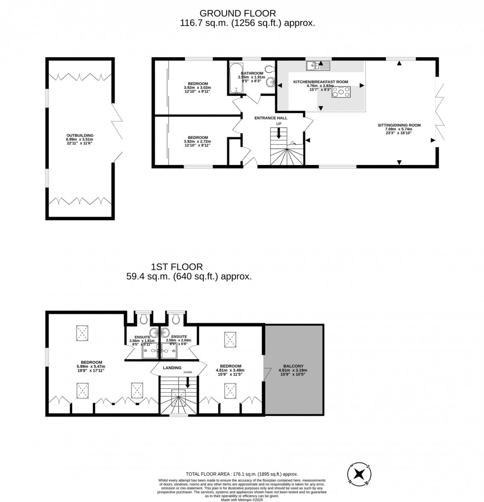 Floorplan for Maplewood Drive, Lingfield, RH7