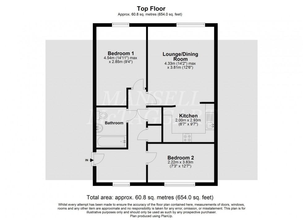 Floorplan for Commonwealth Drive, Tomlin Court Commonwealth Drive, RH10