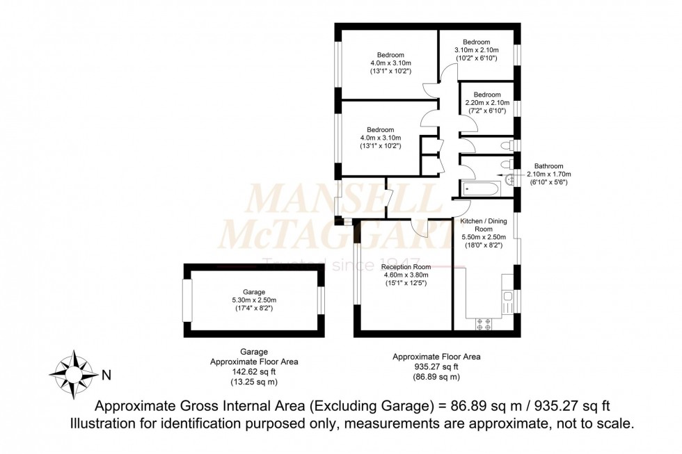 Floorplan for Harmers Hill, Newick, BN8