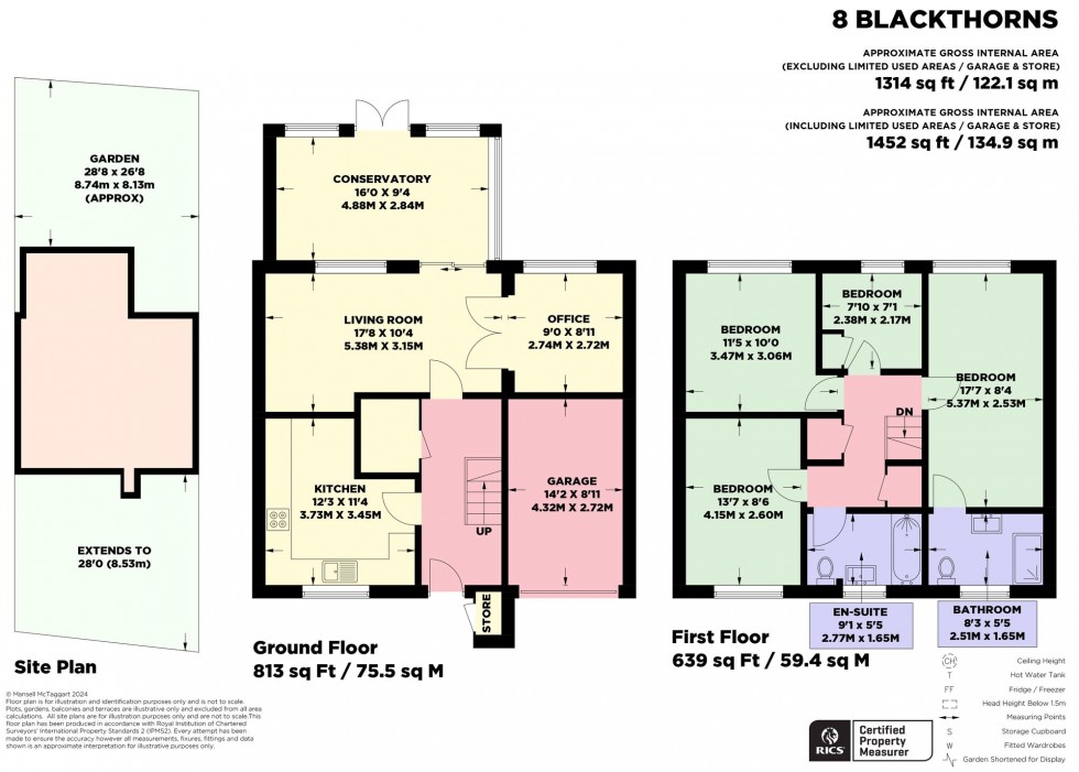 Floorplan for Blackthorns, Hurstpierpoint, BN6