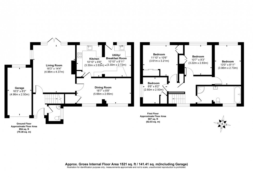 Floorplan for Ruthven Close, Cuckfield, RH17