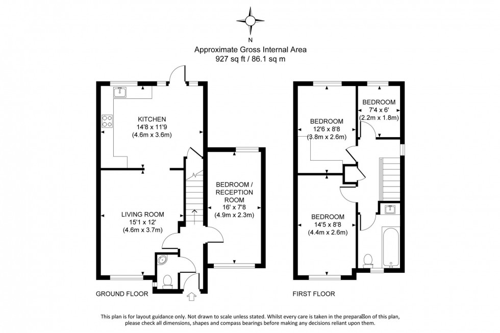 Floorplan for Windmill Platt, Handcross, RH17