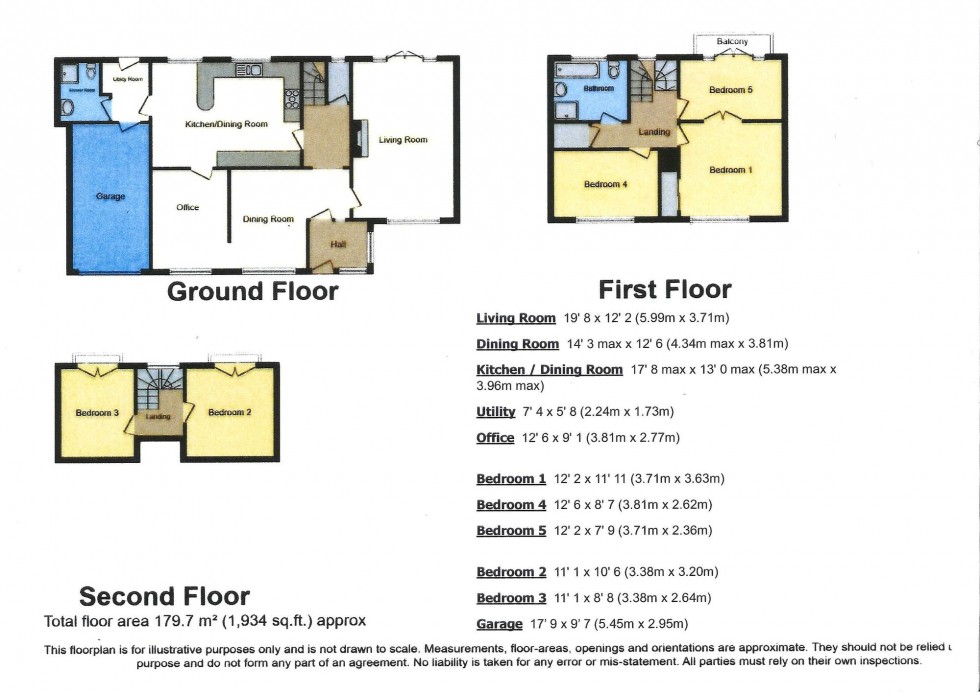 Floorplan for Blackthorns, Lindfield, RH16