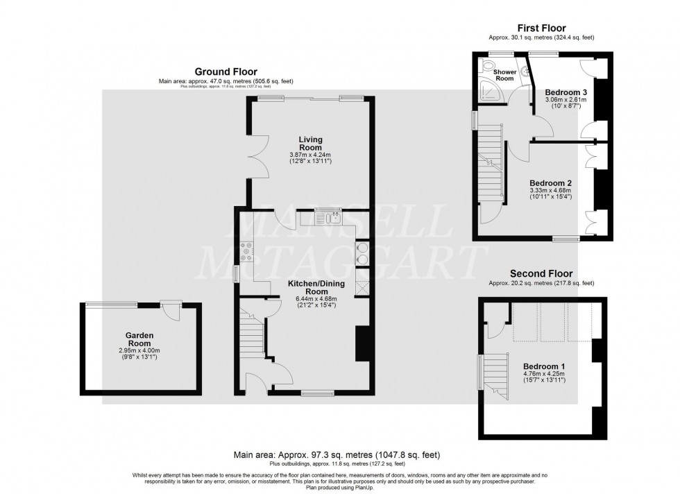 Floorplan for Gallipot Hill, Hartfield, TN7