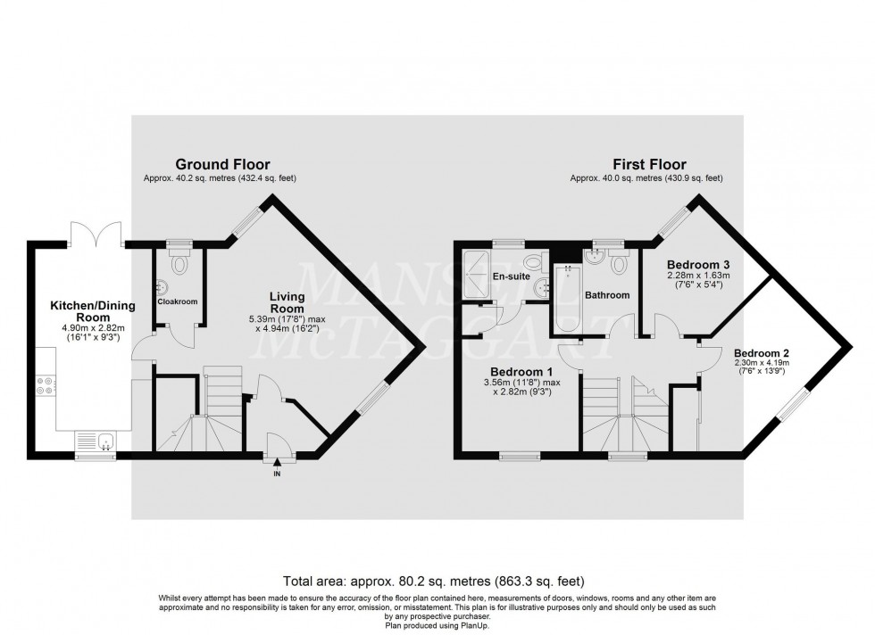 Floorplan for Somerley Drive, Crawley, RH10