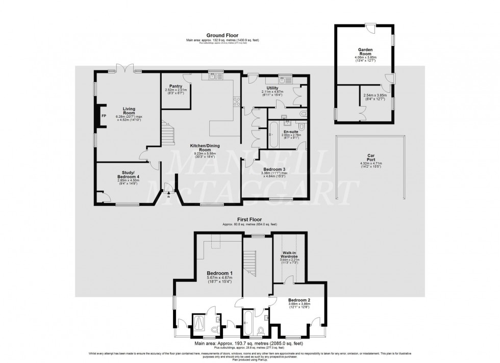 Floorplan for Bones Lane, Newchapel, RH7