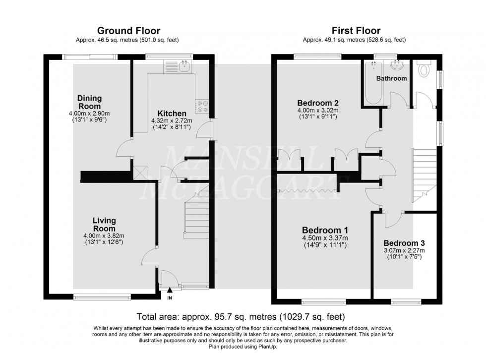 Floorplan for Bridgelands, Copthorne, RH10