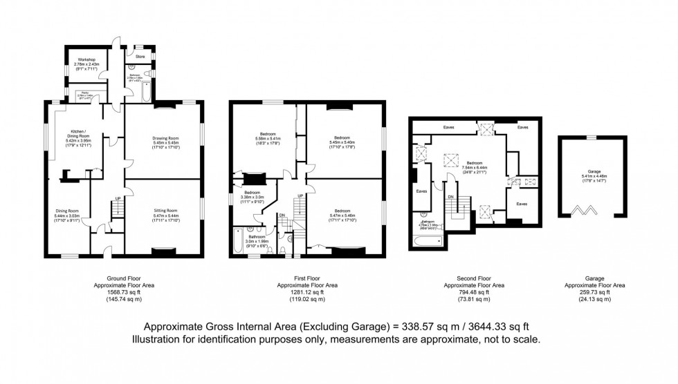 Floorplan for Spithurst Road, Barcombe, BN8