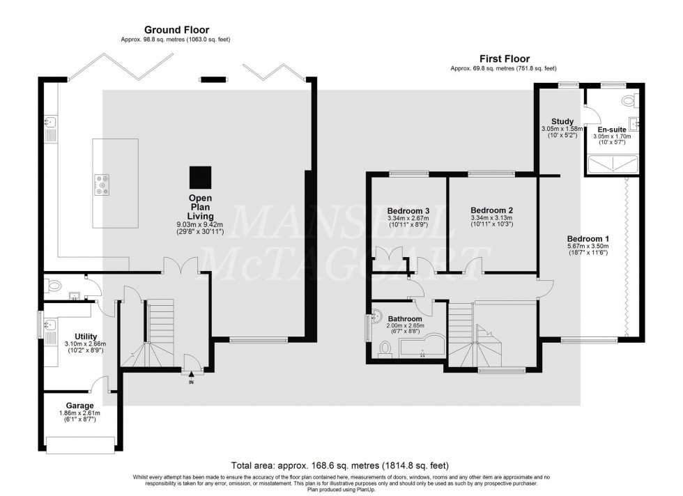 Floorplan for Woodlands, Crawley, RH10