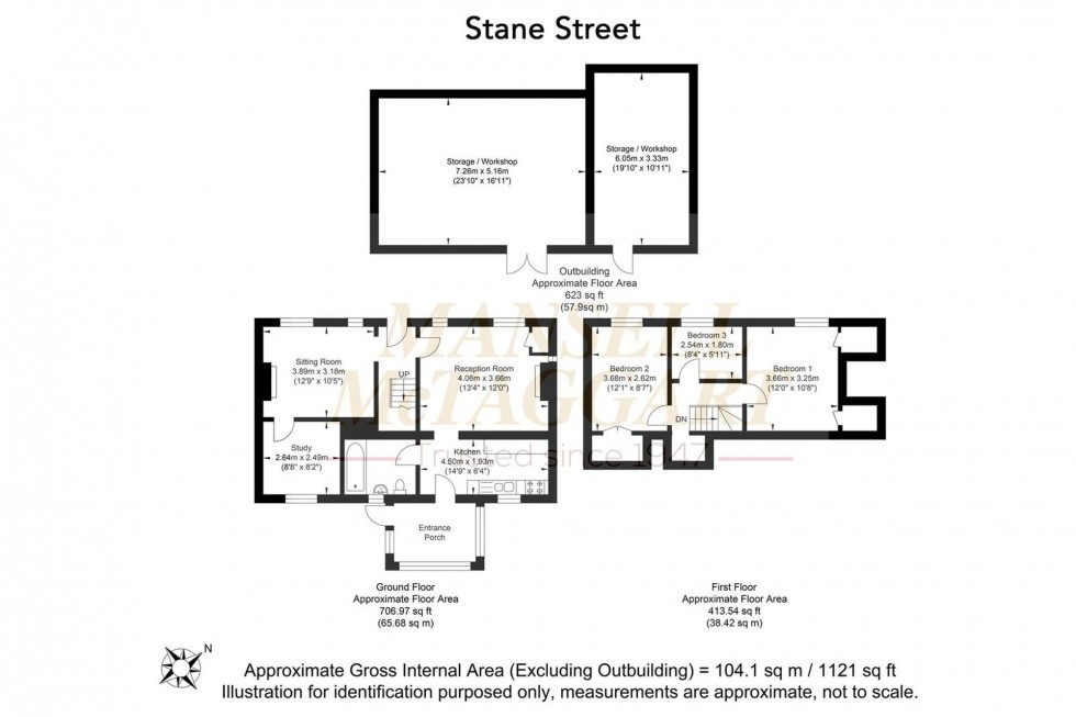 Floorplan for Stane Street, Five Oaks, RH14