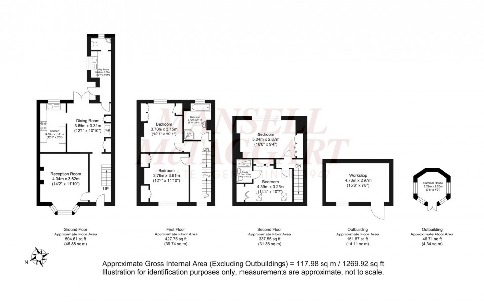 Floorplan for Huntingdon Road, Crowborough, TN6