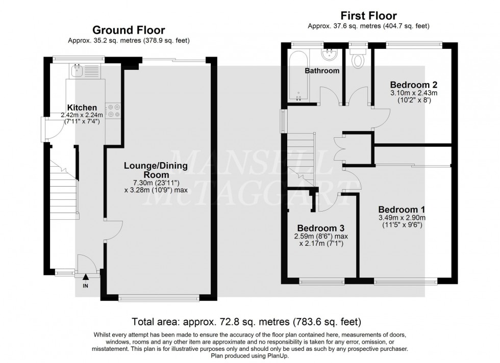 Floorplan for Ash Road, Crawley, RH10