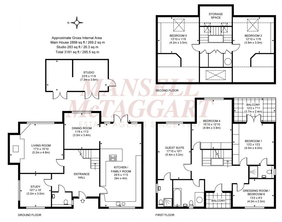 Floorplan for Munns Drive, Burgess Hill, RH15