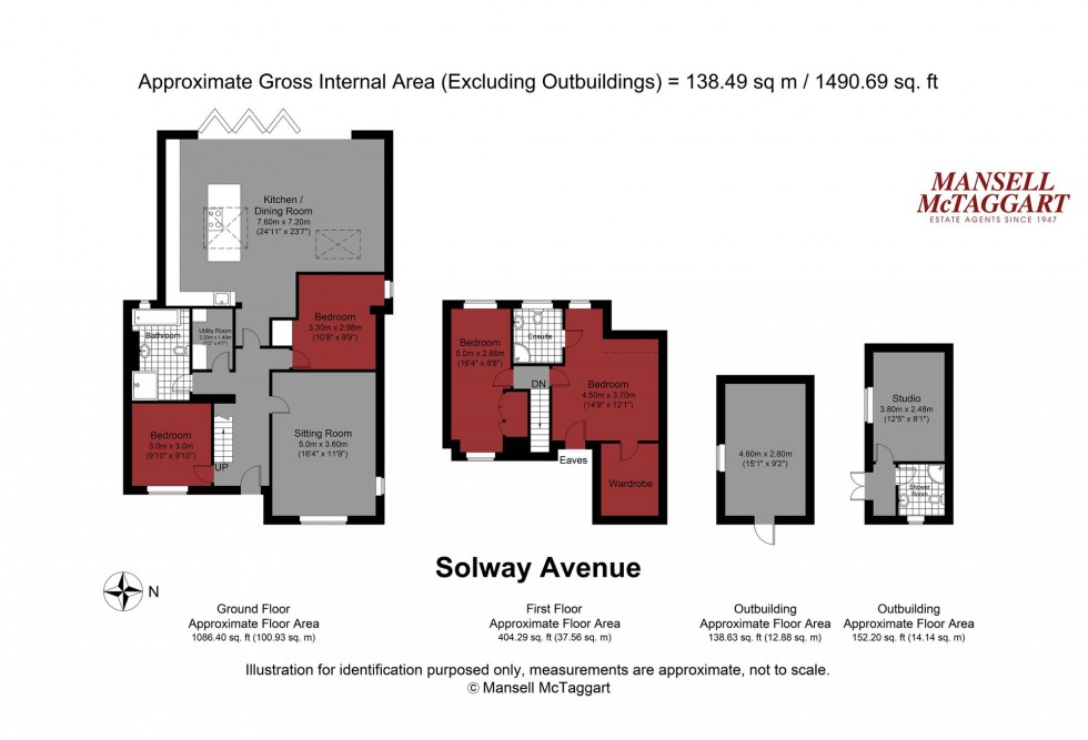 Floorplan for Solway Avenue, Brighton, BN1