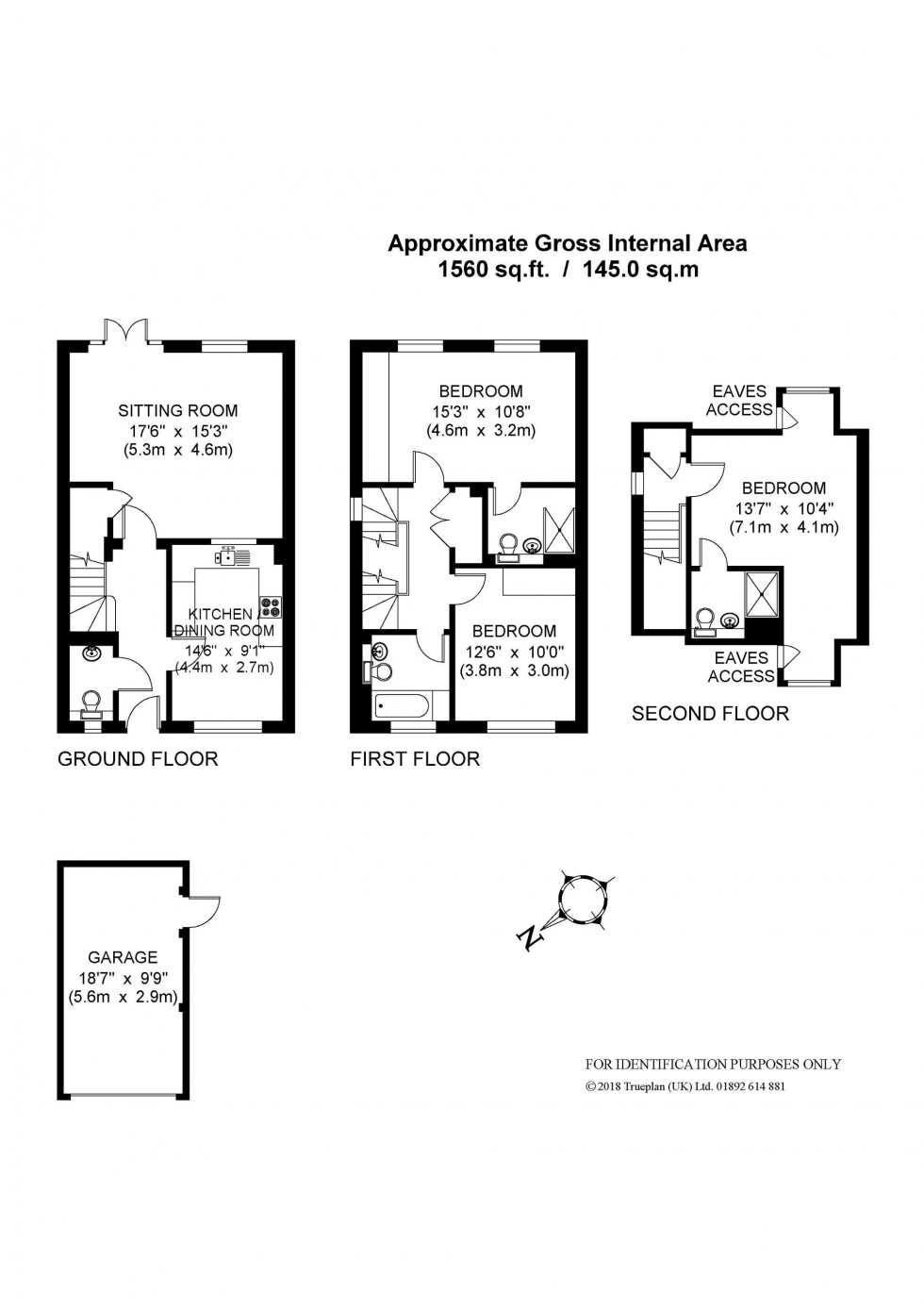 Floorplan for Farthings Hill, Horsham, RH12