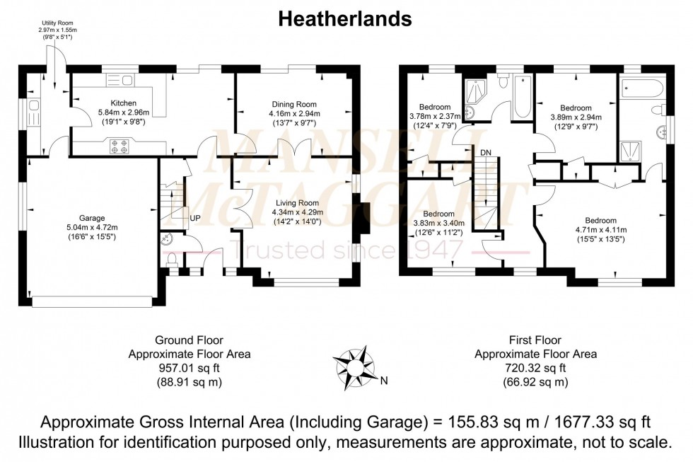 Floorplan for Heatherlands, Storrington, RH20