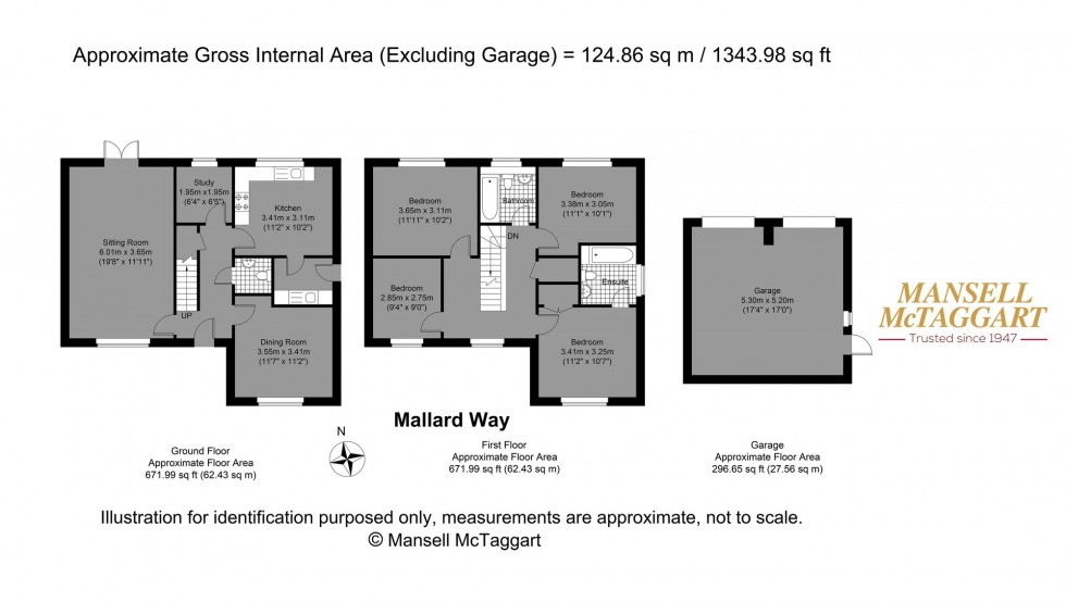 Floorplan for Mallard Way, Henfield, BN5