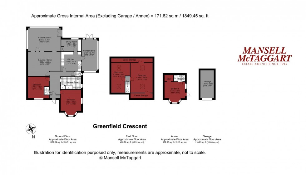 Floorplan for Greenfield Crescent, Brighton, BN1