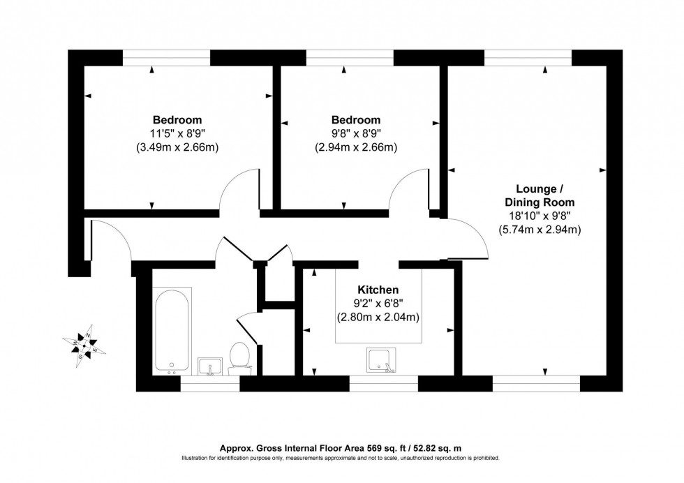 Floorplan for Gordon Road, Keston House Gordon Road, RH16