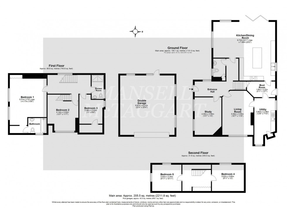 Floorplan for Hammerwood, East Grinstead, RH19