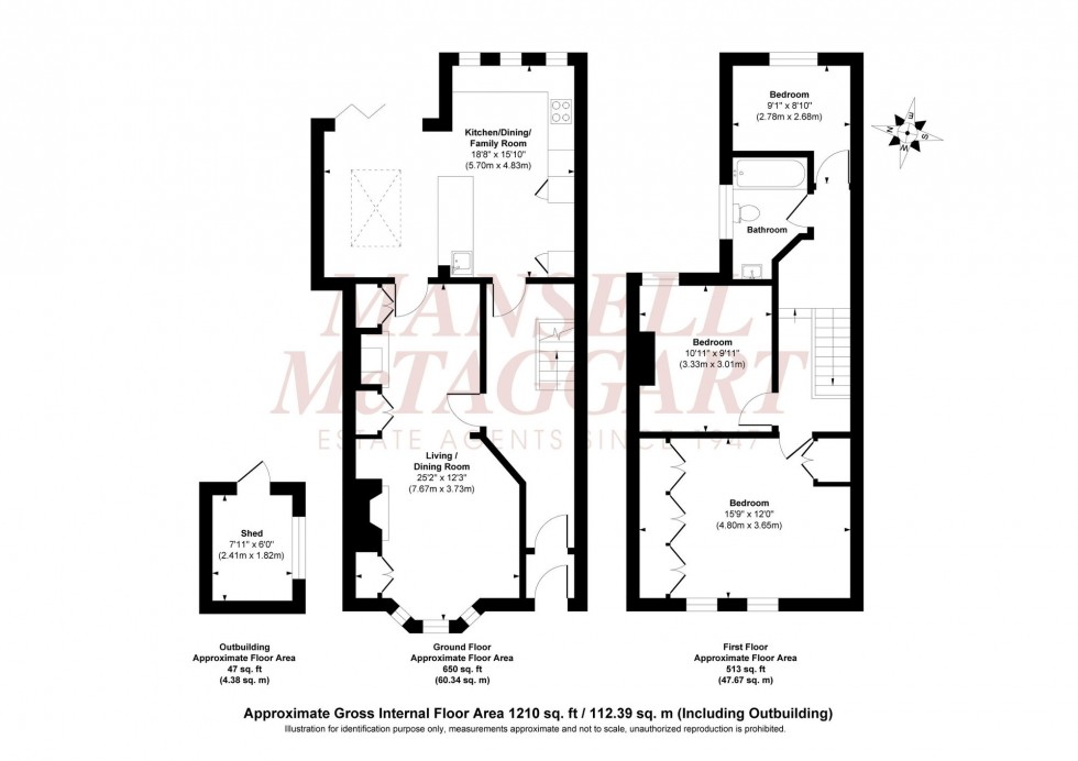 Floorplan for Junction Road, Burgess Hill, RH15