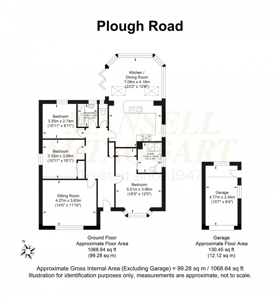 Floorplan for Plough Road, Smallfield, RH6