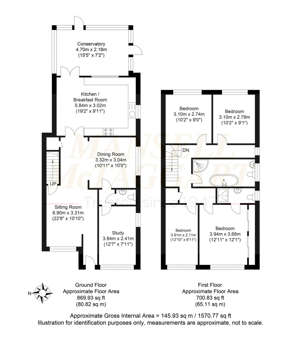 Floorplan for Old Lane, Crowborough, TN6