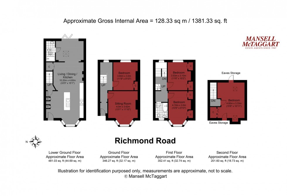 Floorplan for Richmond Road, Brighton, BN2