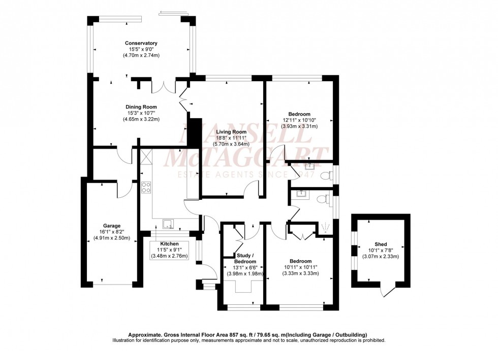 Floorplan for Churchill Way, Burgess Hill, RH15