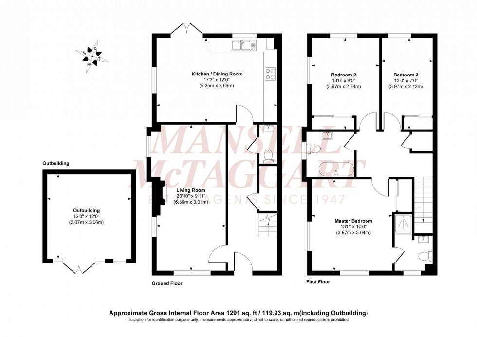 Floorplan for Stroudley Drive, Burgess Hill, RH15