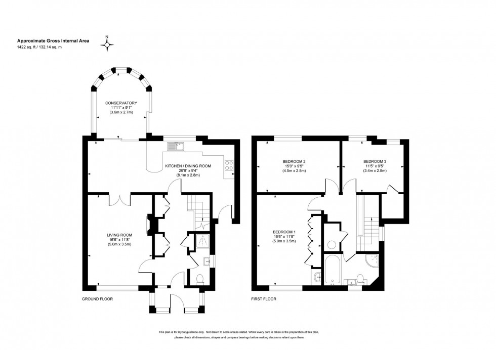 Floorplan for Finches Gardens, Lindfield, RH16