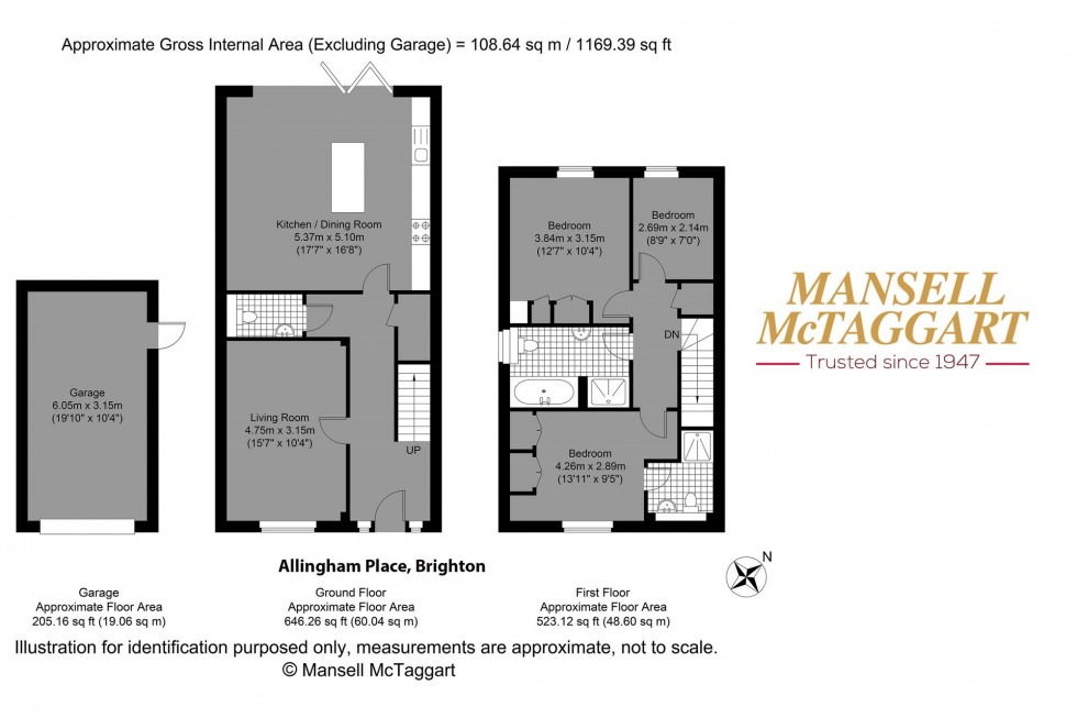 Floorplan for Allingham Place, Ovingdean, BN2