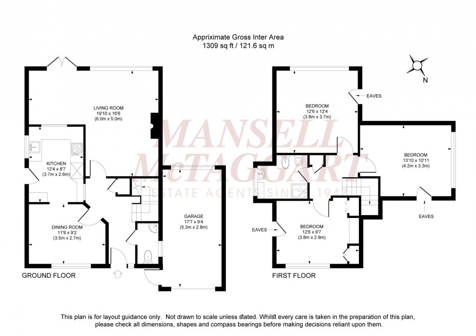 Floorplan for Greenlands Close, Burgess Hill, RH15