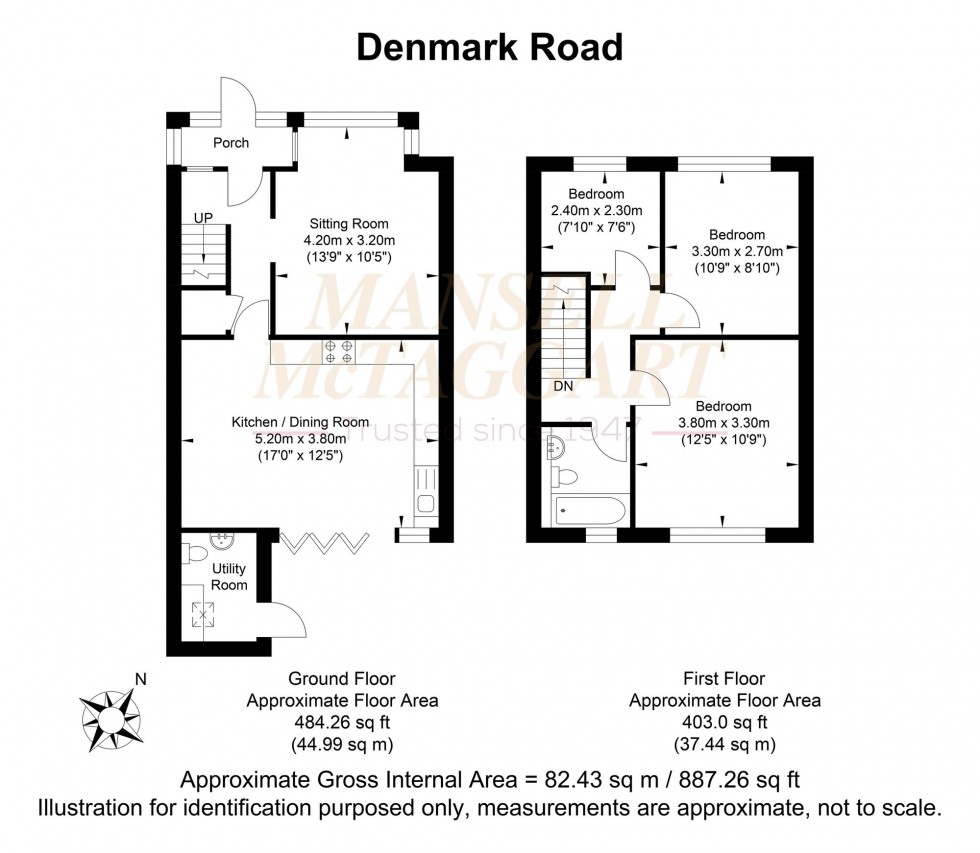 Floorplan for Denmark Road, Portslade, BN41