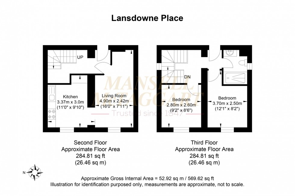 Floorplan for Lansdowne Place, Hove, BN3