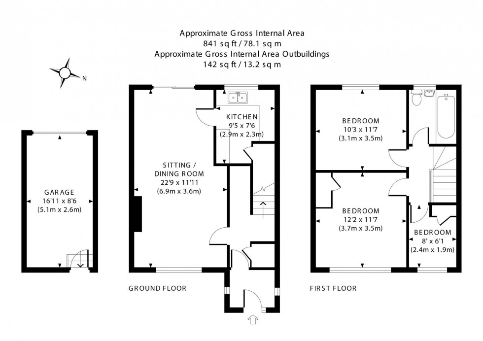 Floorplan for Pasture Hill Road, Haywards Heath, RH16