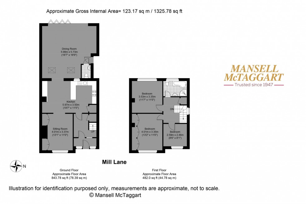 Floorplan for Mill Lane, Portslade, BN41