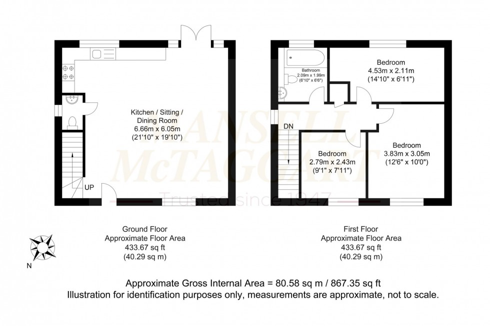 Floorplan for Parklands, Maresfield, TN22