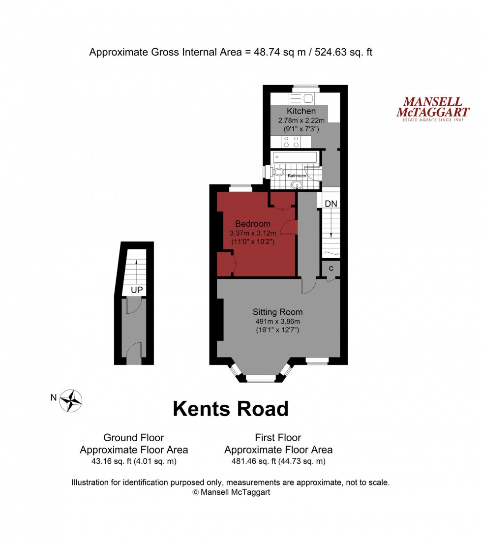 Floorplan for Kents Road, Haywards Heath, RH16