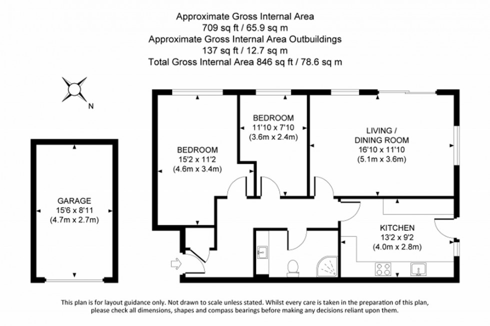 Floorplan for Great Heathmead, Pinfold House Great Heathmead, RH16