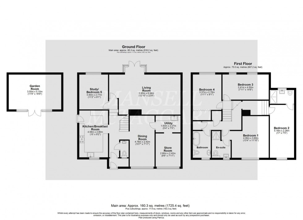 Floorplan for Normandy Close, East Grinstead, RH19