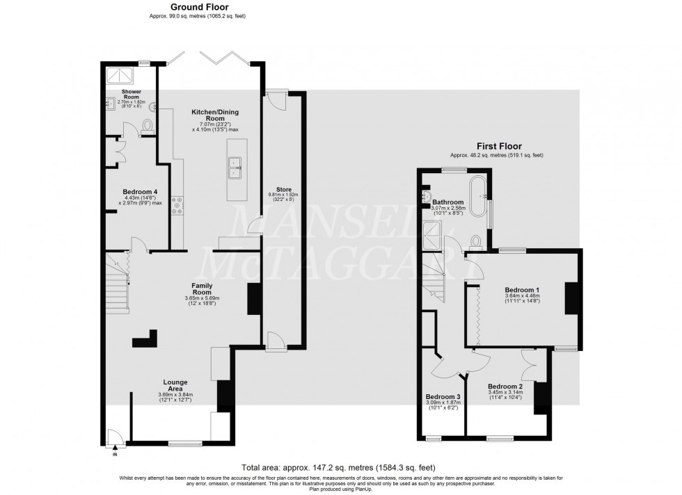 Floorplan for Lewes Road, Forest Row, RH18