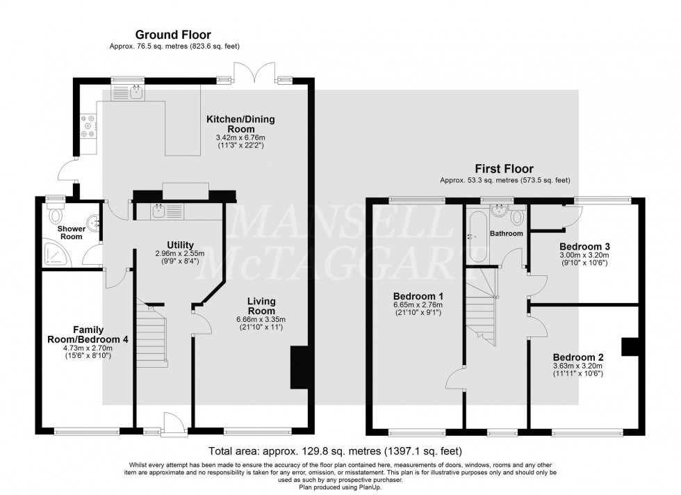 Floorplan for Church Lane, Copthorne, RH10