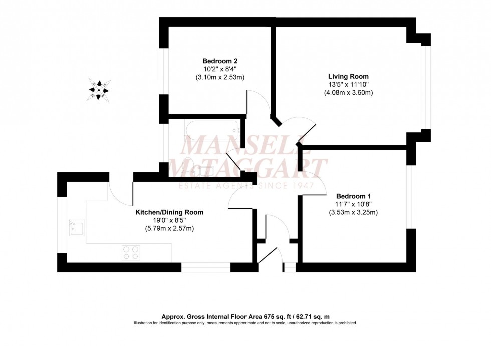 Floorplan for Woodcrest Road, Burgess Hill, RH15