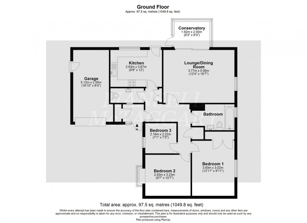 Floorplan for Sunnyhill Close, Crawley Down, RH10