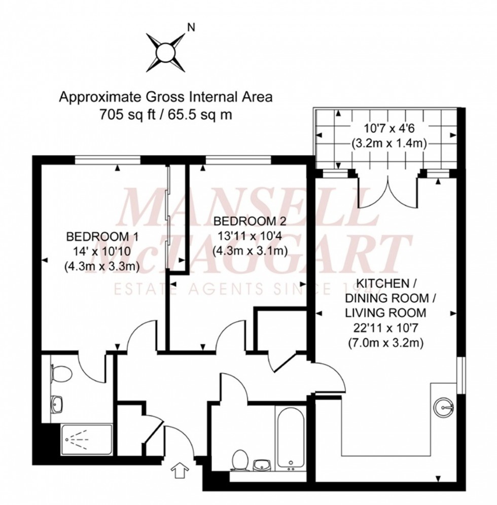 Floorplan for Station Road, Burgess Hill, RH15