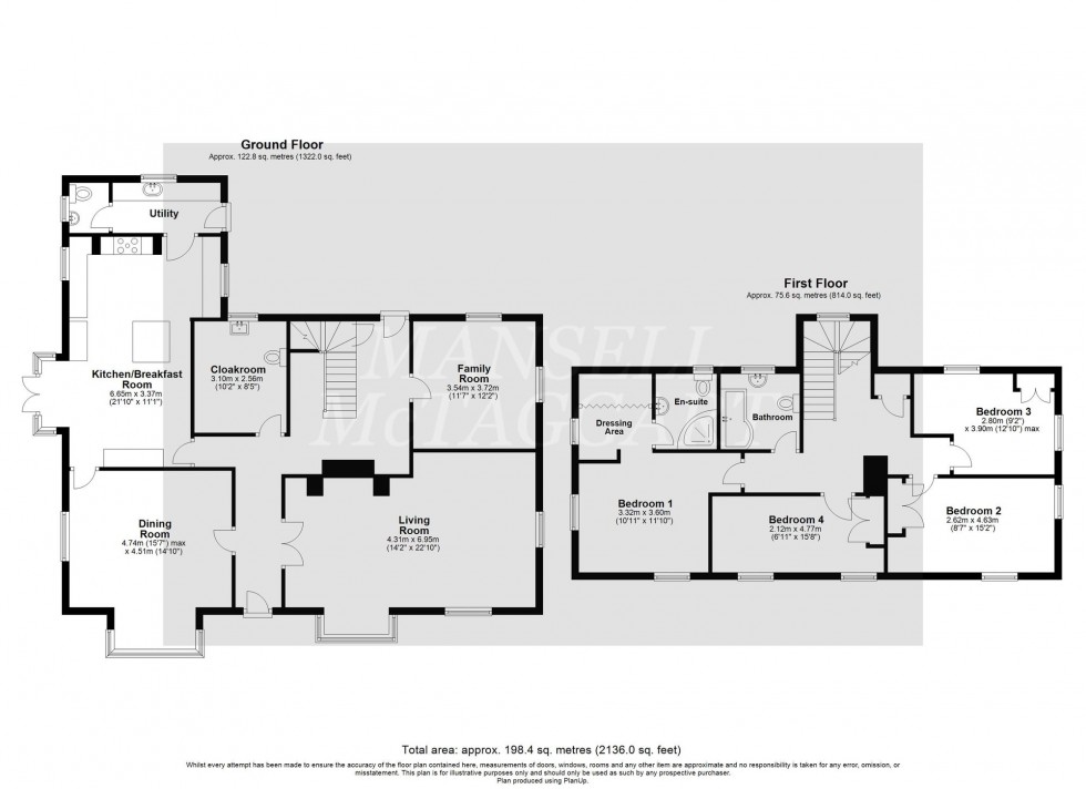 Floorplan for Cuttinglye Road, Crawley Down, RH10